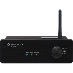 Monacor SA-160BT Miniaturowy wzmacniacz stereo, 2 x 30W RMS